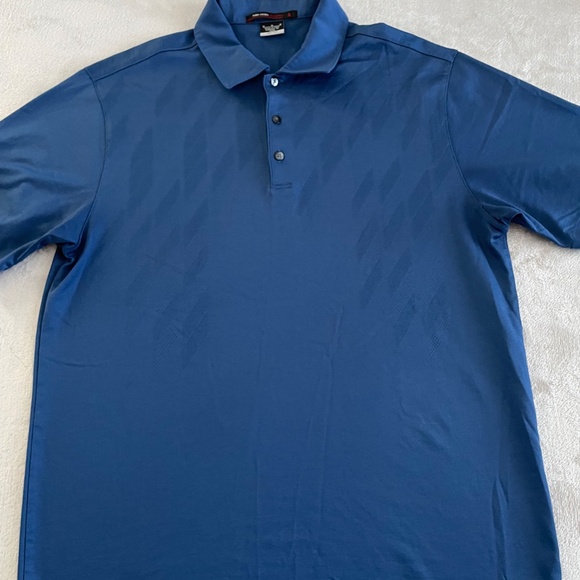 Nike Dri-Fit Tiger Woods Collection Mens Golf Polo Shirts Lot 2 Size M Red Blue - Picture 10 of 16